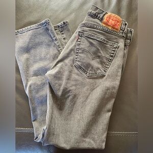 Levi's 514 Waterless Dark Gray/ faded Black Men's Jeans, size 33x34